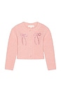view 1 of 3 Kids Journelle Cardi in Pink Fizz