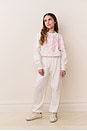 view 3 of 3 Kids Serafina Sweatshirt in Arctic Blush