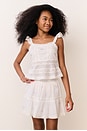 view 2 of 2 Kids Silano Skirt in White