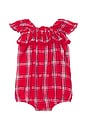 view 1 of 4 Baby Carlita Pinafore in Cherry Jubilee