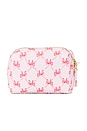 view 2 of 4 Mini Octavia Pouch in Peppermint Pink
