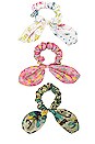 view 1 of 1 Wanderlust Swim Guaze Scrunchie Set in Multi