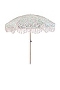 view 1 of 3 X Hurley Tassel Umbrella in Strawberry Sugar & Misty Lilac