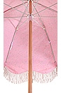 view 3 of 3 X Hurley Tassel Umbrella in Strawberry Sugar & Misty Lilac