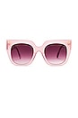 view 1 of 3 GAFAS DE SOL CUADRADAS TRIANA in Pink Parfait