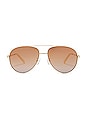 view 1 of 3 Lalita Sunglasses in Sunset Gold