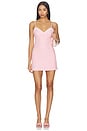 view 1 of 5 Florencio Dress in Pink Hibiscus