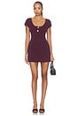 view 1 of 4 Tila Dress in Bordeaux