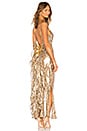 view 1 of 4 Kate Ruffle Slip Dress in Cinnamon