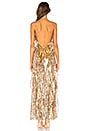 view 4 of 4 Kate Ruffle Slip Dress in Cinnamon