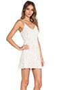 view 2 of 5 Baroque Lace Mini Slip Dress in Cream