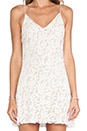 view 5 of 5 Baroque Lace Mini Slip Dress in Cream