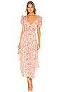 view 1 of 3 Clemence Dress in Sunset Pink