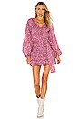 view 1 of 3 Rina Dress in Cherry Wine