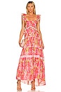 view 1 of 3 Madsen Dress in Swaying Coral