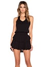view 1 of 4 Ruffle Racer Mini Dress in Black