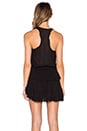 view 3 of 4 Ruffle Racer Mini Dress in Black