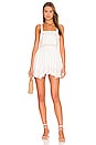 view 1 of 3 Tariah Pinafore Dress in True White