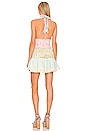 view 3 of 3 Cambria Halter Dress in Fruity Punch Colorblock