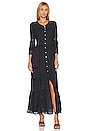 view 1 of 3 Darlene Victorian Maxi Dress in Black