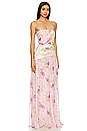 view 2 of 3 ROBE MAXI PINTIL in Garden Sunset