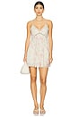 view 1 of 3 Docila Dress in White Peach