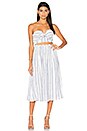 view 2 of 4 Jenna Dress in Blue & White