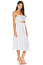 view 3 of 4 Jenna Dress in Blue & White