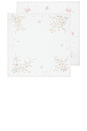view 3 of 4 Hanky Napkin Set Set Of 4 in Sunset Confetti