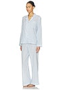 view 2 of 4 Sana PJ Set in Chilled Blue