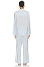 view 3 of 4 Sana PJ Set in Chilled Blue