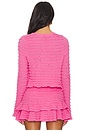 view 3 of 5 Celosia Cardigan in Lovestruck Pink