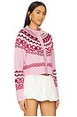 view 2 of 4 Shantae Cardigan in Cherry Jubilee