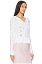 view 2 of 5 Thalia Cardigan in Wisteria White