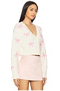 view 2 of 5 Francette Cardigan in Darling Pink