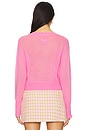 view 3 of 4 Lawrence Cardigan in Sunset Pink