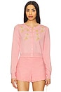 view 1 of 5 Nadima Cardigan in Amaranth Pink