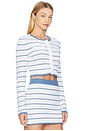 view 2 of 5 Lamiya Cardigan in Maritime Stripes