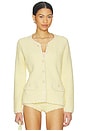 view 2 of 6 Gaililee Cardigan in Daylily Yellow