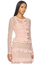 view 2 of 4 Galle Cardigan in Parlor Rose