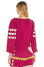 view 3 of 4 Buena Cropped Cardigan in Warm Heart