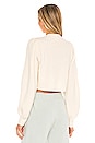 view 3 of 4 Avignon Cropped Cardigan in Cream