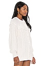 view 3 of 5 Lake Boyfriend Cardigan in Antique White