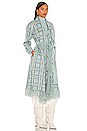 view 3 of 4 Avie Duster in Sky Blue Plaid