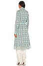 view 4 of 4 Avie Duster in Sky Blue Plaid