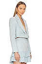 view 2 of 5 Carterio Crop Blazer in Shimmering Dusk