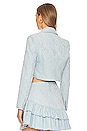 view 3 of 5 Carterio Crop Blazer in Shimmering Dusk