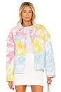 view 1 of 4 Adelade Jacket in Rainbow Radial Tie Dye