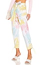 view 1 of 4 Tao Pant in Rainbow Radial Tie Dye