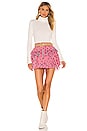 view 4 of 5 Ruffle Mini Skirt in Millennial Pink